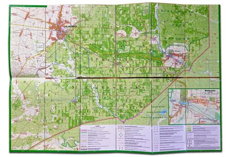 Białowieża Forest Laminated Map – Wild Poland