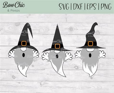 Ghost Gnomes Svg Ghost Svg Ghost Gnome Svg Halloween Svg | Etsy