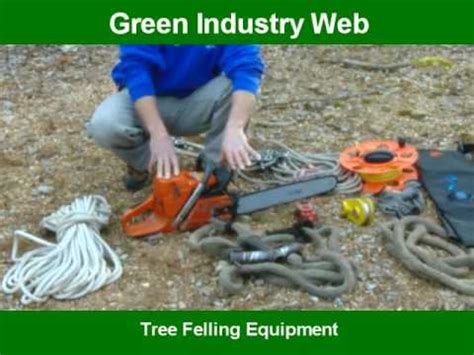 Tree Felling Equipment - YouTube