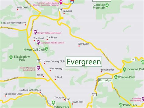 Evergreen Rotary Park Map