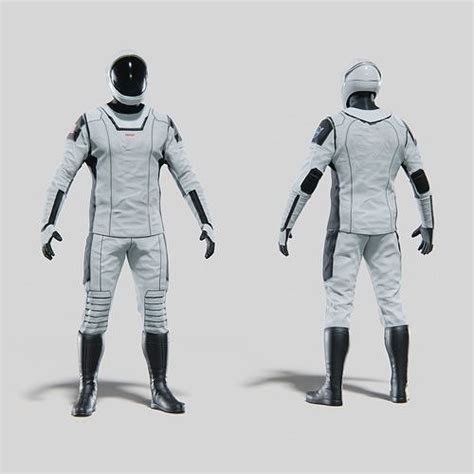 SpaceX Dragon Starman Spacesuit Rigged 3D model rigged | CGTrader