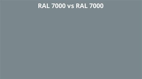 RAL 7000 vs 7000 | RAL colour chart UK