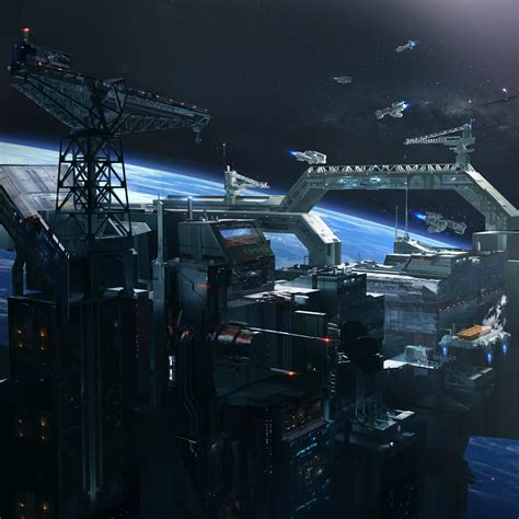 ArtStation - Space station construction