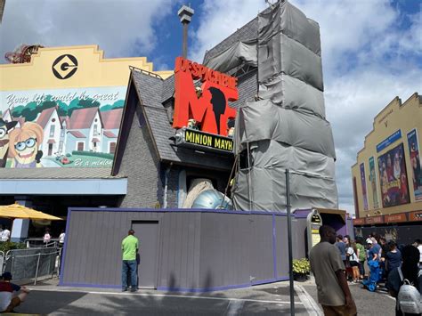 PHOTOS: Refurbishments Continue on Gru's House Façade and Sign for ...