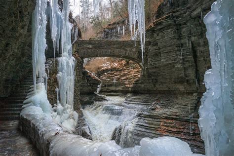 WINTER WATERFALLS OF WATKINS GLEN STATE PARK AND FINGER LAKES — Raja Hamid