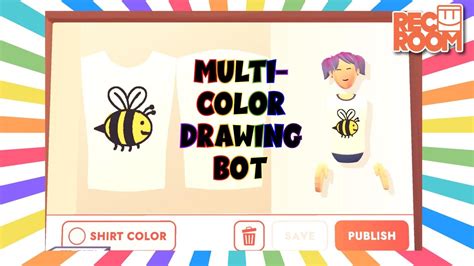 How to Use a DRAWING BOT to Print MULTI-COLOR Custom Shirts in Rec Room ...