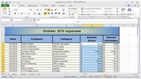 Formatting Excel Spreadsheets within Formatting Excel Spreadsheet ...