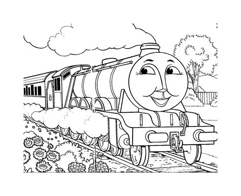 Thomas And Friends Logo Coloring Pages