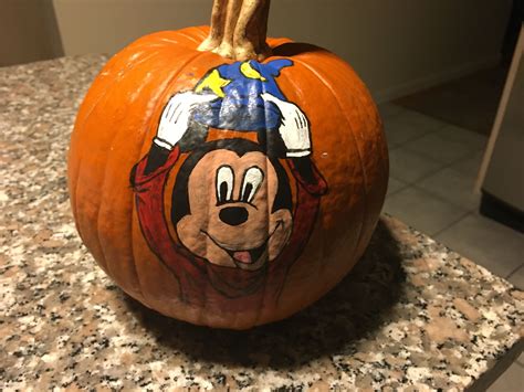 Mickey Mouse | Painted pumpkins, Pumpkin carving, Carving