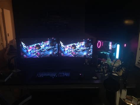 My setup after getting a 4k monitor to add to it : r/battlestations