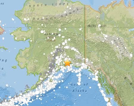 1964 Alaska Earthquake Map Location - Map