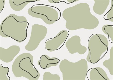 Sage green cow print – Artofit