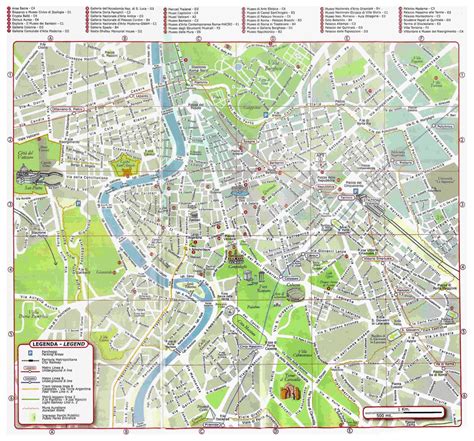 Maps of Rome | Detailed map of Rome in English | Maps of Rome (Italy ...