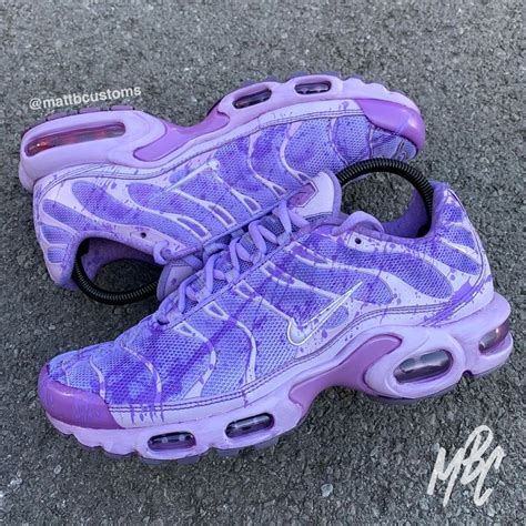 Purple Dye Design - Custom Nike TN Trainers