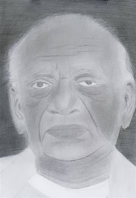 Sardar Vallabhbhai Patel pencil portrait Drawing by Simranjit Singh ...