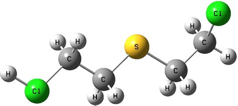 Representation of mustard gas. | Download Scientific Diagram