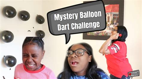 Mystery Balloon Dart Challenge - YouTube