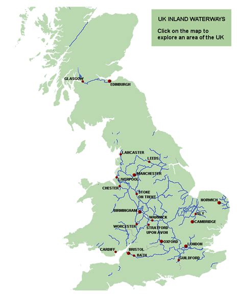 Canal Map Of England - Almire Marcelia