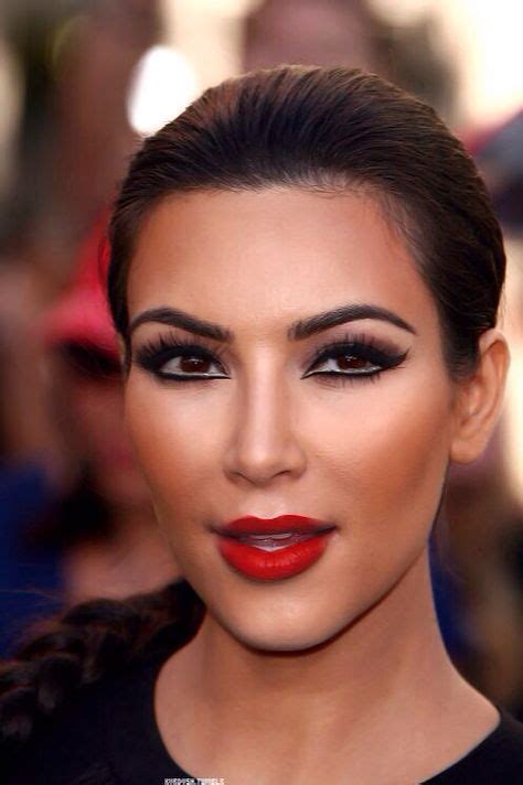 Totally in love with dark red matte Lipstick... Kim Kardashian | Beauty ...