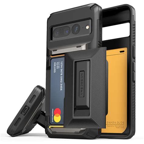 Google Pixel 7 PRO rugged wallet kickstand modern case by VRS Design