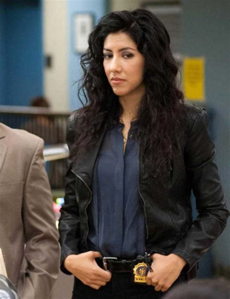 Brooklyn Nine Nine Rosa Diaz Black Leather Jacket on Hjackets