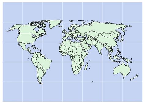 Blank World Maps - 10 Free PDF Printables | Printablee