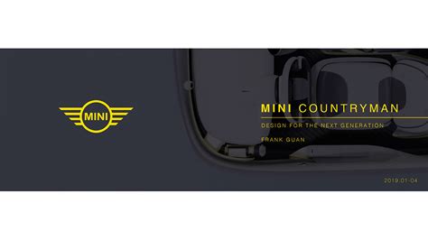 Mini Countryman interior on Behance