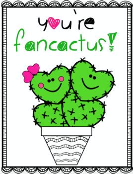 Adorable Cactus Valentine Posters with FREE Printable Valentine Cards