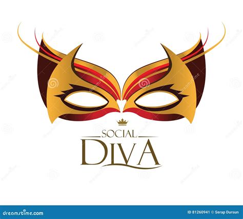 Diva Logo Design Cartoon Vector | CartoonDealer.com #81260715