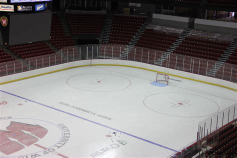 The Kohl Center ice has a subtle new look this year. Can you spot the ...