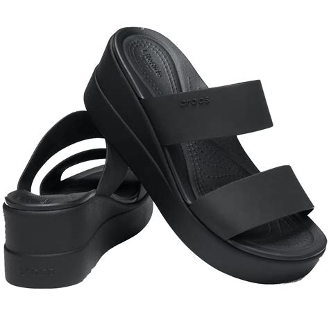 Crocs Brooklyn Mid Wedge Women's Shoes Wedges Heel Sandals LiteRide ...