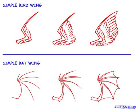 Draw Wings, Step by Step, Drawing Sheets, Added by KingTutorial, June 7 ...