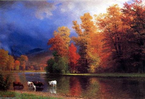 Albert Bierstadt - Auf dem Saco | Albert bierstadt paintings, Landscape ...