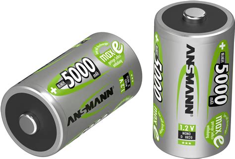 Ansmann maxE HR20 D battery (rechargeable) NiMH 5000 mAh 1.2 V 1 pc(s ...