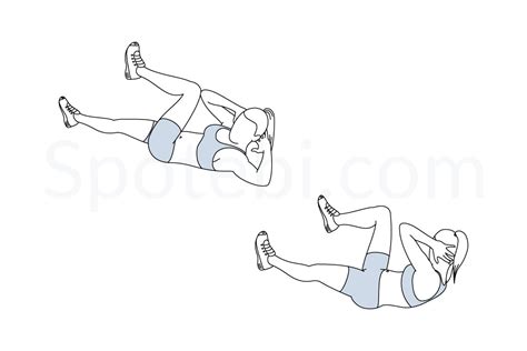 Bicycle Crunches | Illustrated Exercise Guide