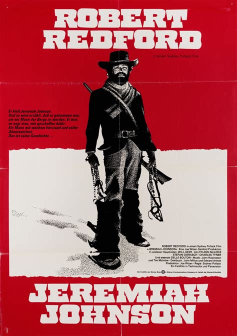 Jeremiah Johnson Original 1972 German A1 Movie Poster - Posteritati ...