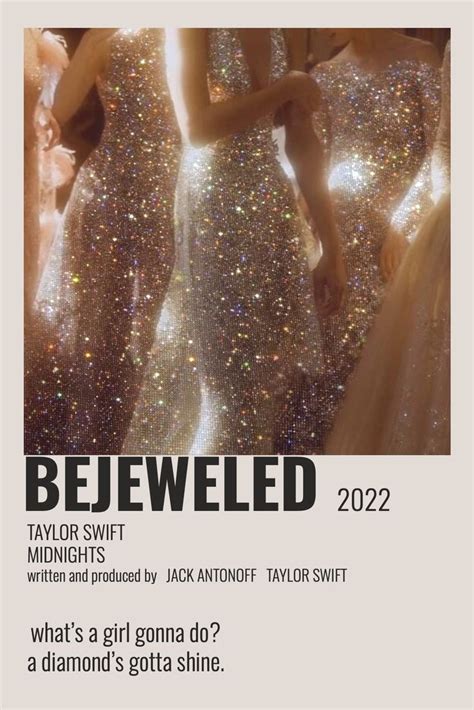 Bejeweled Taylor Swift Polaroid Poster | Taylor swift album cover ...