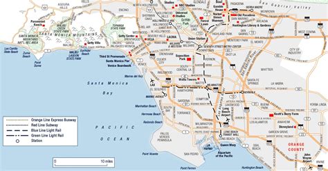 Los Angeles Maps - The Tourist Maps of LA to Plan Your Trip