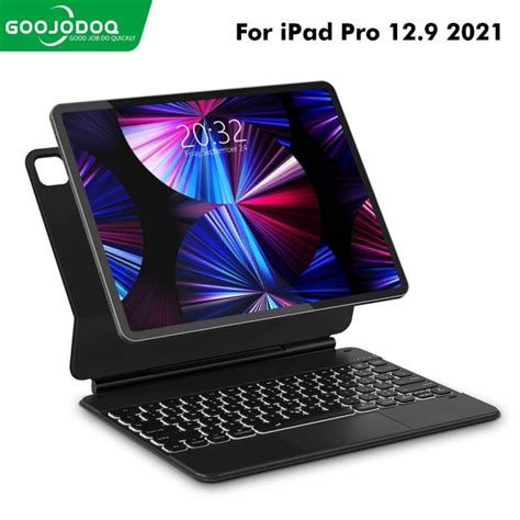 GOOJODOQ Magic Keyboard For iPad Air 4 Pro 11 2020 2021 Pro 12.9 2021 ...