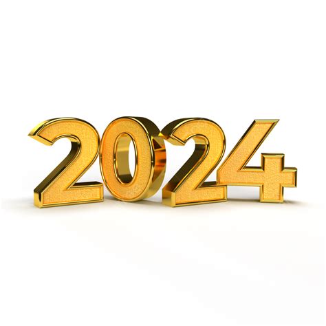 Happy New Year 2024 Golden 3d Numbers With Luxury Text, Happy New Year ...