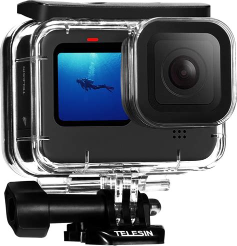 Amazon.com : TELESIN Waterproof Case for GoPro Hero 13 Hero 12 Hero 11 ...