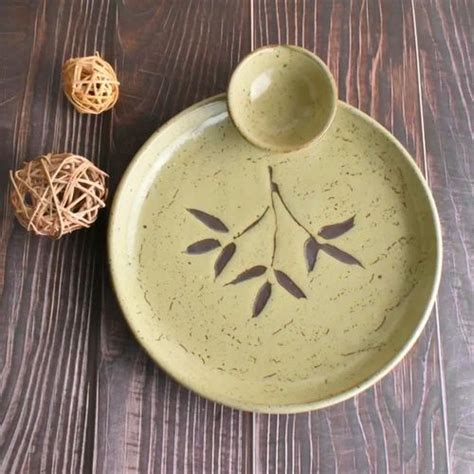 Ceramic Chip n dip platter, 10 inch at Rs 1500 in Bengaluru | ID ...