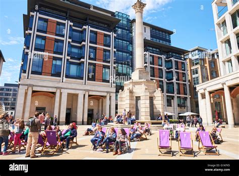 Paternoster Square Near St Paul's Cathedral London UK Stock Photo - Alamy