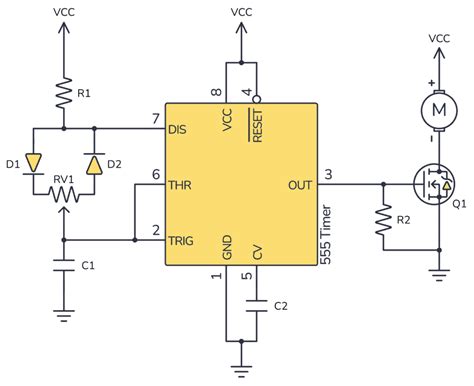 Circuit For A 555 Timer Analysis