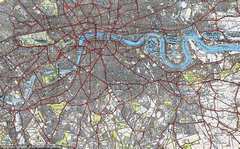 Historic Ordnance Survey Map of Camberwell, 1920