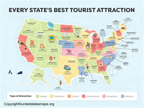 US Attractions Map | United States attractions Map [USA]