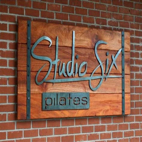 Wood & Metal Signs Wooden signboard Any Size Stud Mounted | Etsy ...