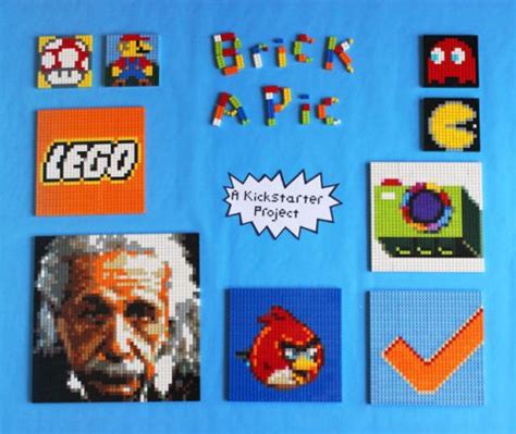 LEGO mosaic project on Kickstarter