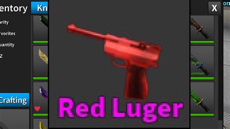 Luger Mm2 : Every Godly Luger in MM2 | Roblox - YouTube - Luger, red ...