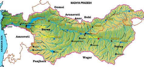 Luni River Map